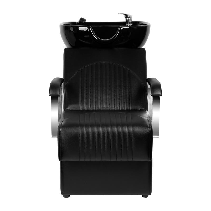 Gabbiano myjnia fryzjerska barberska Orlean czarna -Meble fryzjerskie- 