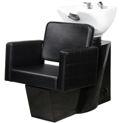 Gabbiano myjnia fryzjerska Ankara czarna -Meble fryzjerskie- 