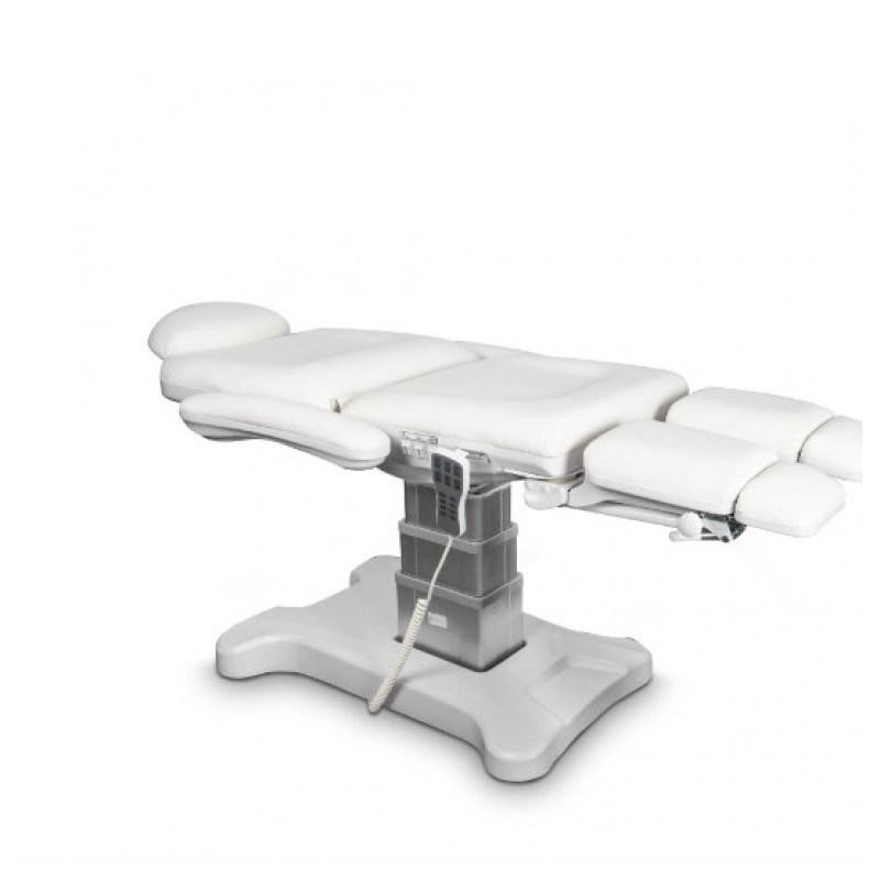 Elektryczny fotel podologiczny biały - UNICO -Fotele do podologii- 