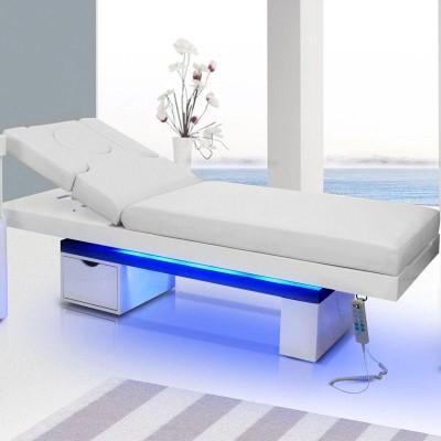 Biała kanapa kosmetyczna Azzurro Zaffiro 815B