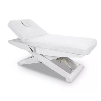 Białe łóżko kosmetyczne LUNA X PLUS Pure z podgrzewaniem -Łóżka kosmetyczne- 