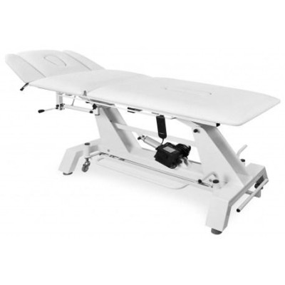 Stół rehabilitacyjny KSR F trzyczęściowy, pozycja fotela -Łóżka do masażu- 