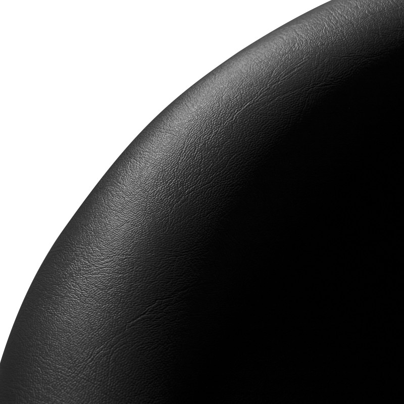 Gold and black salon chair