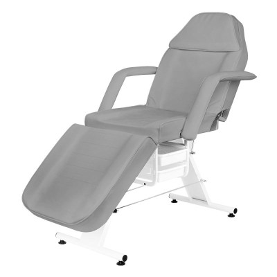 Fotel kosmetyczny Basic 202 z kuwetami szary