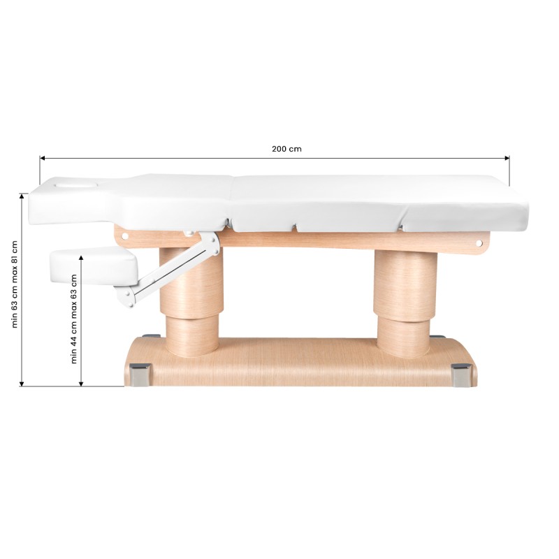 Podgrzewana kanapa kosmetyczna Zaffiro 838 spa