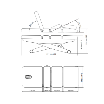 Łóżko kosmetyczne Vitoria z opcją podgrzewania -Strona główna- 