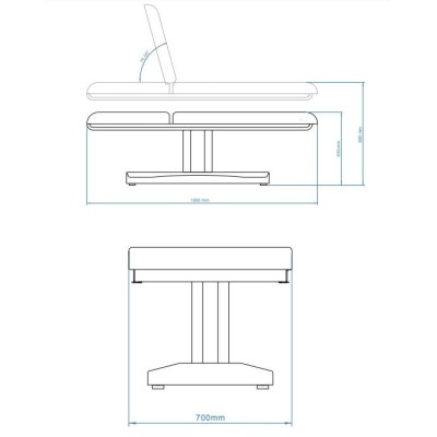 Łożko kosmetyczne spa Elche z opcją podgrzewania -Strona główna- 