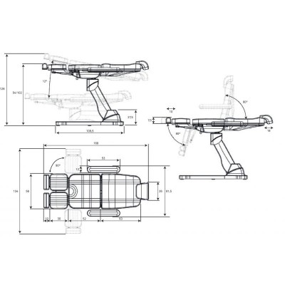 Fotel podologiczny Palm Beach White -Strona główna- 