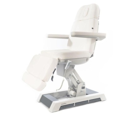 Fotel kosmetyczny Elektryczny GALEA Biały -Fotele kosmetyczne elektryczne- 