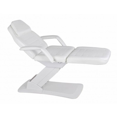 Fotel Kosmetyczny Elektryczny ASTER Biały -Fotele kosmetyczne elektryczne- 