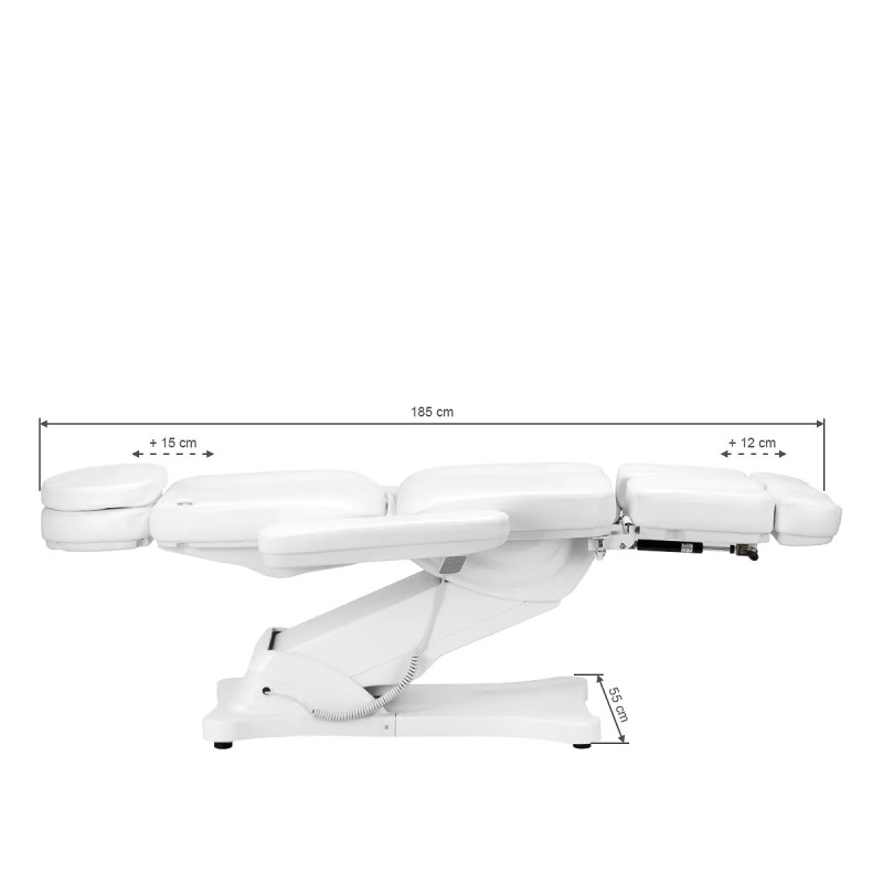 Elektryczny Fotel Kosmetyczny Sillon Classic 2 Silniki Pedi Biały -Fotele kosmetyczne elektryczne- 