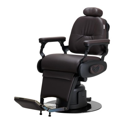 Fotel Barberski elektryczny Gabbiano Duke Brązowy