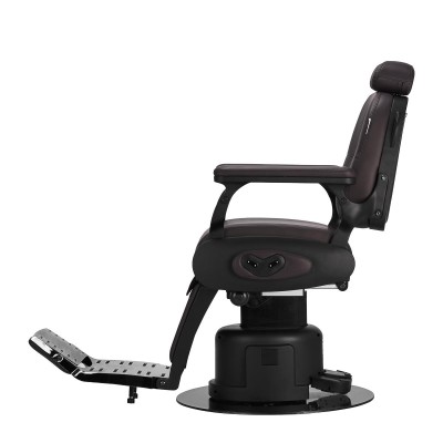 Fotel Barberski elektryczny Gabbiano Duke Brązowy