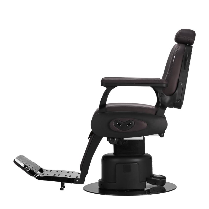 Fotel Barberski elektryczny Gabbiano Duke Brązowy