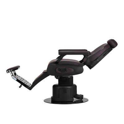 Fotel Barberski elektryczny Gabbiano Duke Brązowy