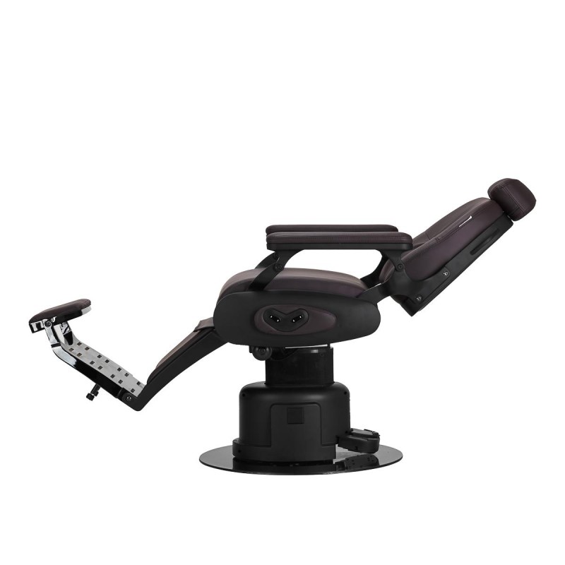 Fotel Barberski elektryczny Gabbiano Duke Brązowy