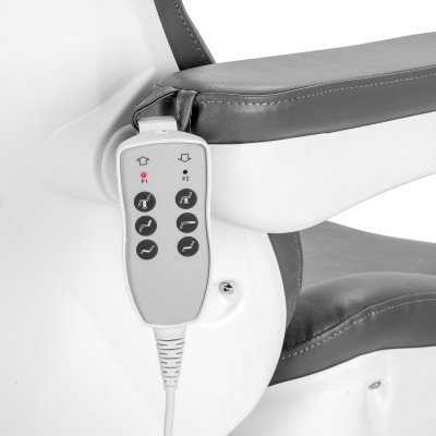 Fotel do pedicure elektryczny szary Azzurro