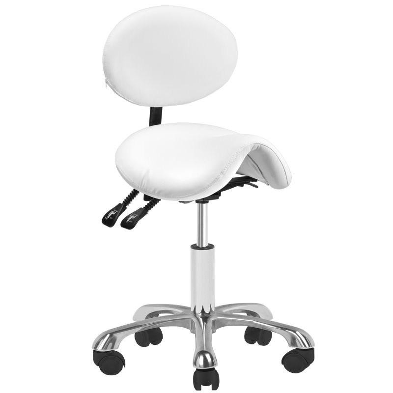 White Estello 1025 cosmetic stool