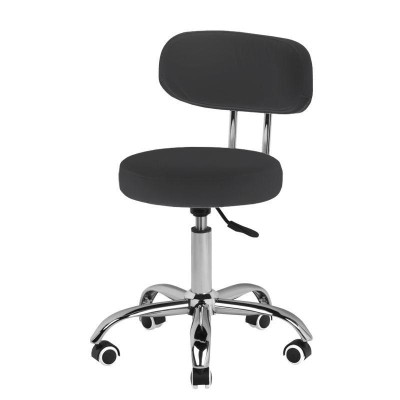 TABORET KOSMETYCZNY DO PEDICURE A-007 CZARNY -Taborety kosmetyczne i hokery- 