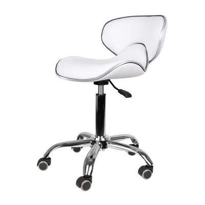 GABBIANO TABORET KOSMETYCZNY Q-4599 BIAŁY -Taborety kosmetyczne i hokery- 