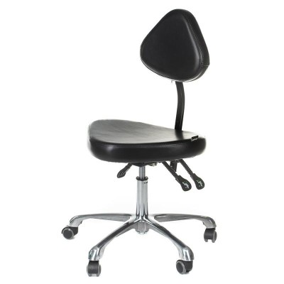 Taboret tatuażysty obrotowy z oparciem ATTE INKOO -Taborety do tatuażu- 