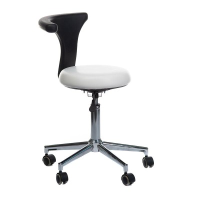 Adjustable cosmetic stool with armrest