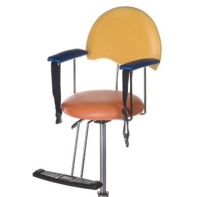 Fotel fryzjerski dziecięcy z pasami