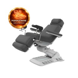 Fotel Zabiegowy NIKO GF z podgrzewaniem grafitowy -Fotele Zabiegowe- 