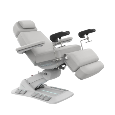 Fotel Zabiegowy NIKO GF z podgrzewaniem jasnoszary -Fotele Zabiegowe- 