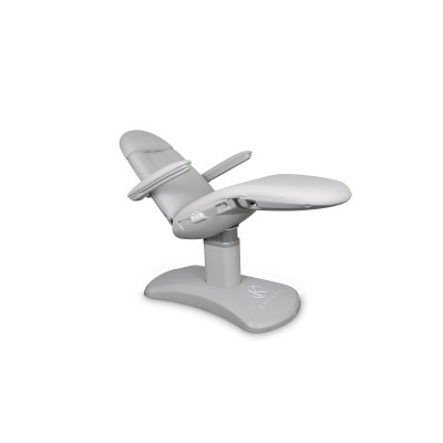 Fotel kosmetyczny Magma II - Auster - Jasnoszary -Fotele kosmetyczne elektryczne- 