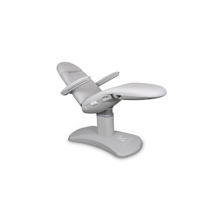 Fotel kosmetyczny Magma II - Auster - Jasnoszary -Fotele kosmetyczne elektryczne- 