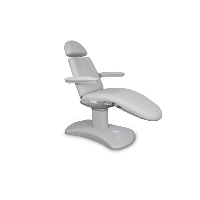 Fotel kosmetyczny Magma II - Auster - Jasnoszary -Fotele kosmetyczne elektryczne- 