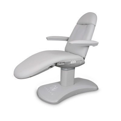 Fotel kosmetyczny Magma II - Auster - Jasnoszary -Fotele kosmetyczne elektryczne- 