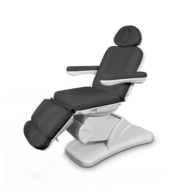 Fotel Kosmetyczny Podgrzewany Grafit - Medico II Plus -Fotele kosmetyczne elektryczne- 