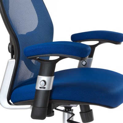 Fotel Ergonomiczny Corpocomfort Bx-4144 Niebieski