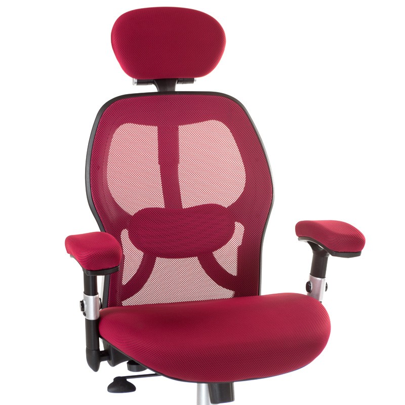 Fotel Ergonomiczny Corpocomfort Bx-4144 Czerwony