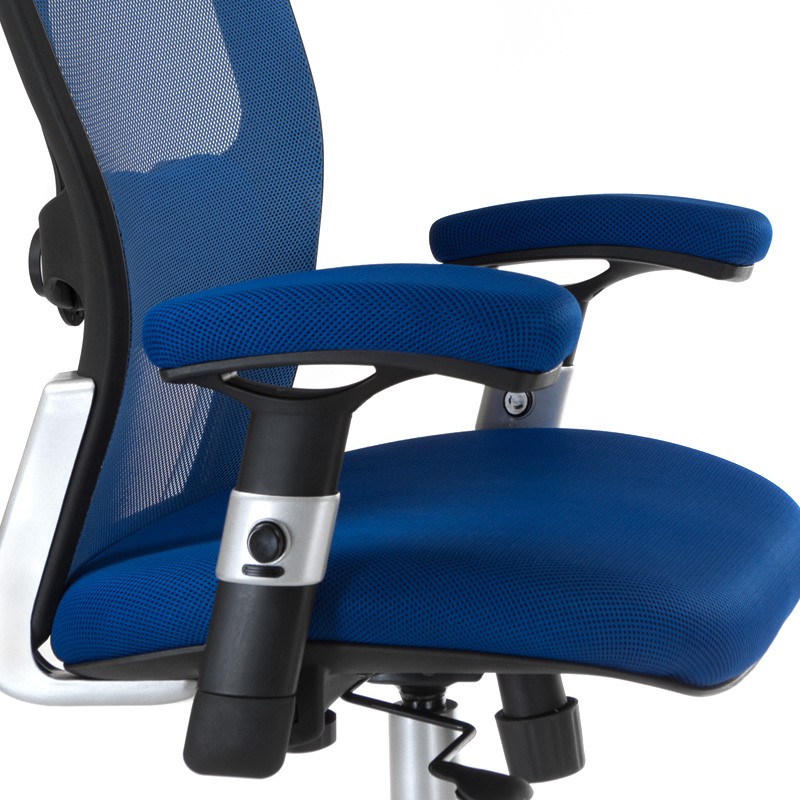 Fotel Ergonomiczny Corpocomfort Bx-4147 Niebieski