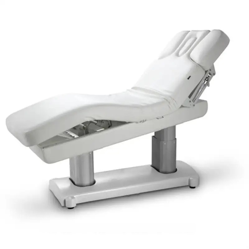 Łóżko HELIOS Plus z podgrzewaniem białe -Łóżka kosmetyczne- 