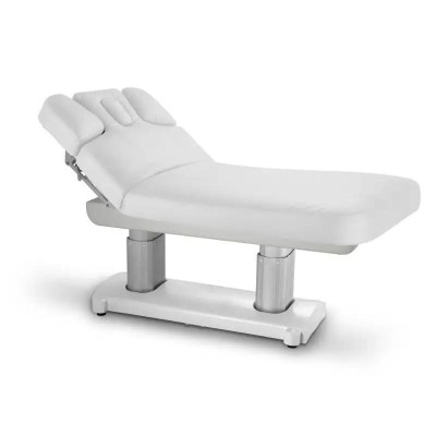 Łóżko HELIOS Plus z podgrzewaniem białe -Łóżka kosmetyczne- 