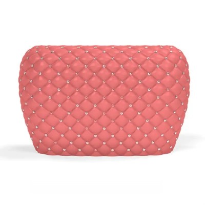 Różowa Recepcja Pikowana Glamour - Diamante -Diamante- 