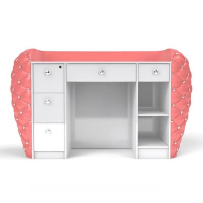 Różowa Recepcja Pikowana Glamour - Diamante -Diamante- 