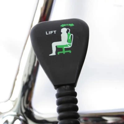 Taboret Kosmetyczny Siodło FEMME PRIMO - Grafitowy -Taborety kosmetyczne i hokery- 