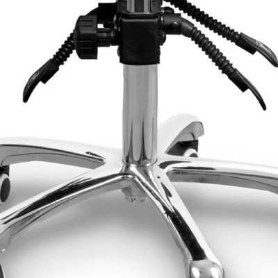 Taboret Kosmetyczny Siodło FEMME PRIMO - Grafitowy -Taborety kosmetyczne i hokery- 