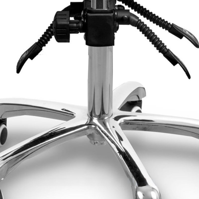 Taboret Kosmetyczny Siodło FEMME PRIMO - Grafitowy -Taborety kosmetyczne i hokery- 