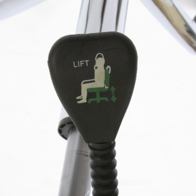 Taboret Kosmetyczny Siodło FEMME PRIMO - Biały -Taborety kosmetyczne i hokery- 