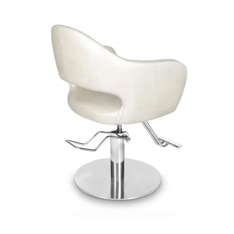 Fotel Fryzjerski AVENANT - Biały -Fotele fryzjerskie- 