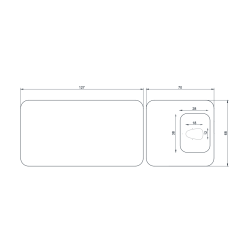 Stół Do Masażu TORAC - Szary -Łóżka do masażu- 