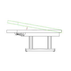 Leżanka Kosmetyczna MUSE -Łóżka kosmetyczne- 