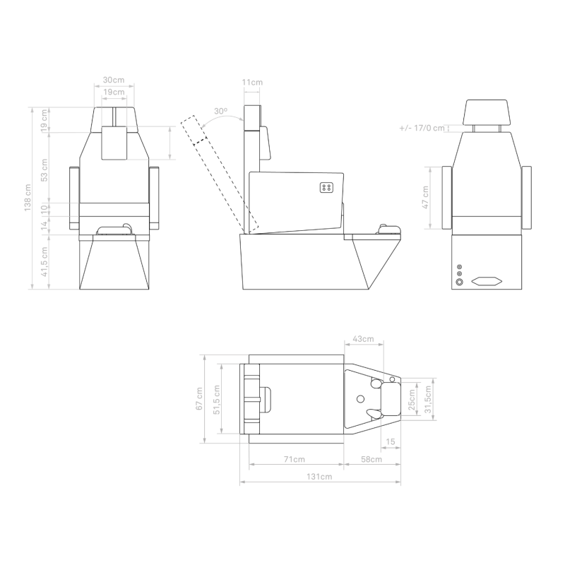 Fotel Pedicure Spa GENTLE -Fotele pedicure SPA- 