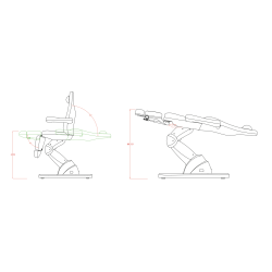 Fotel Pedicure CUBO - Szary -Fotele pedicure- 